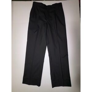 Jos A Bank Tuxedo Pants Mens 31xRG Black Flat Front Dress Slacks